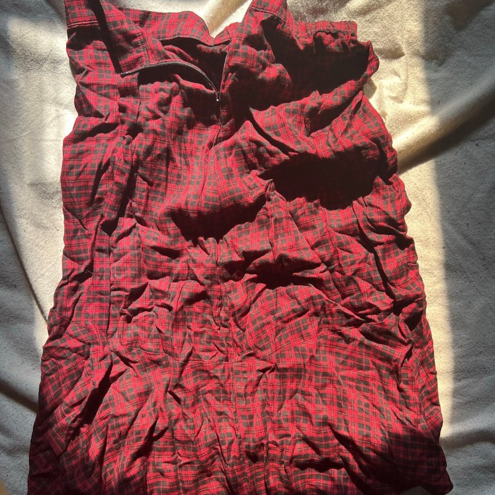 Flannel Plaid Skirt